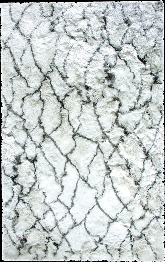 Marbled Shag Ivory 5' x 8' Rug - Thumbnail - Image 1