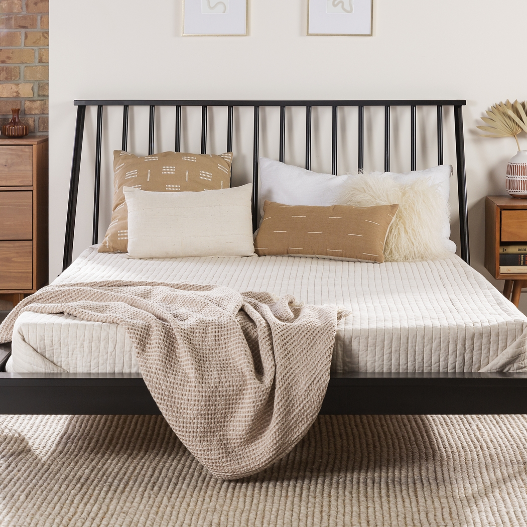 Marblewood Black Queen Bed - Thumbnail - Image 3