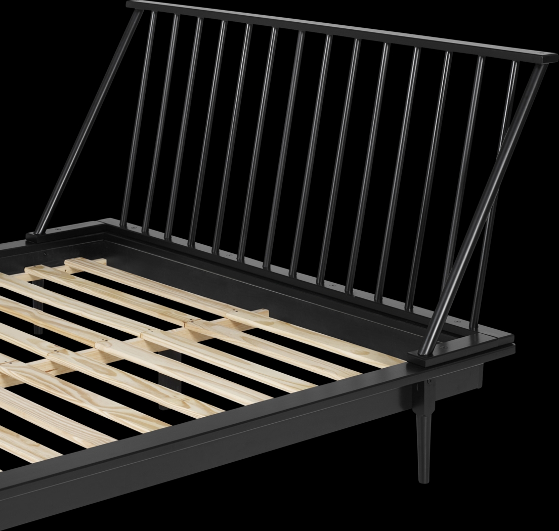 Marblewood Black Queen Bed - Thumbnail - Image 5