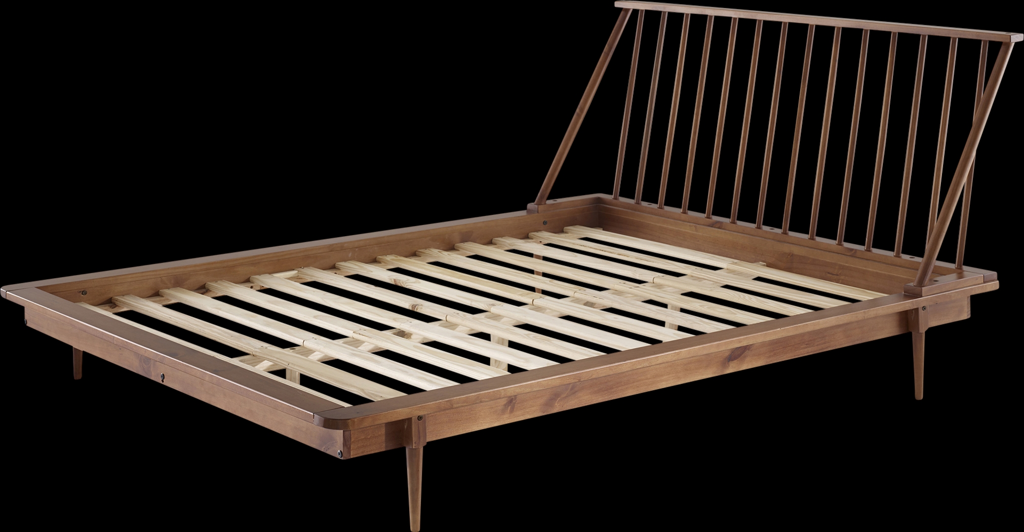 Marblewood Caramel Queen Bed - Thumbnail - Image 1