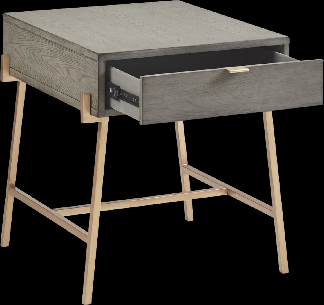 Marblow Gray End Table - Thumbnail - Image 3