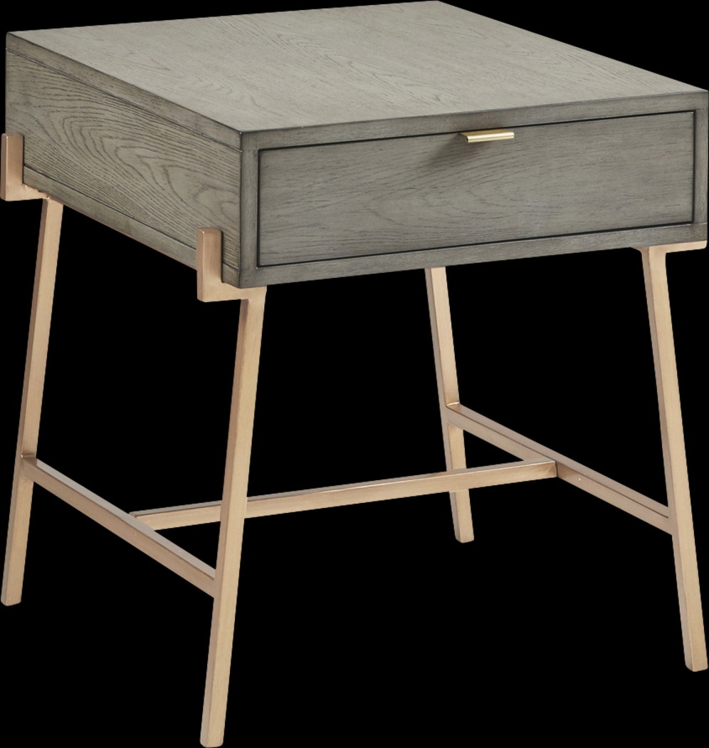 Marblow Gray End Table - Thumbnail - Image 1