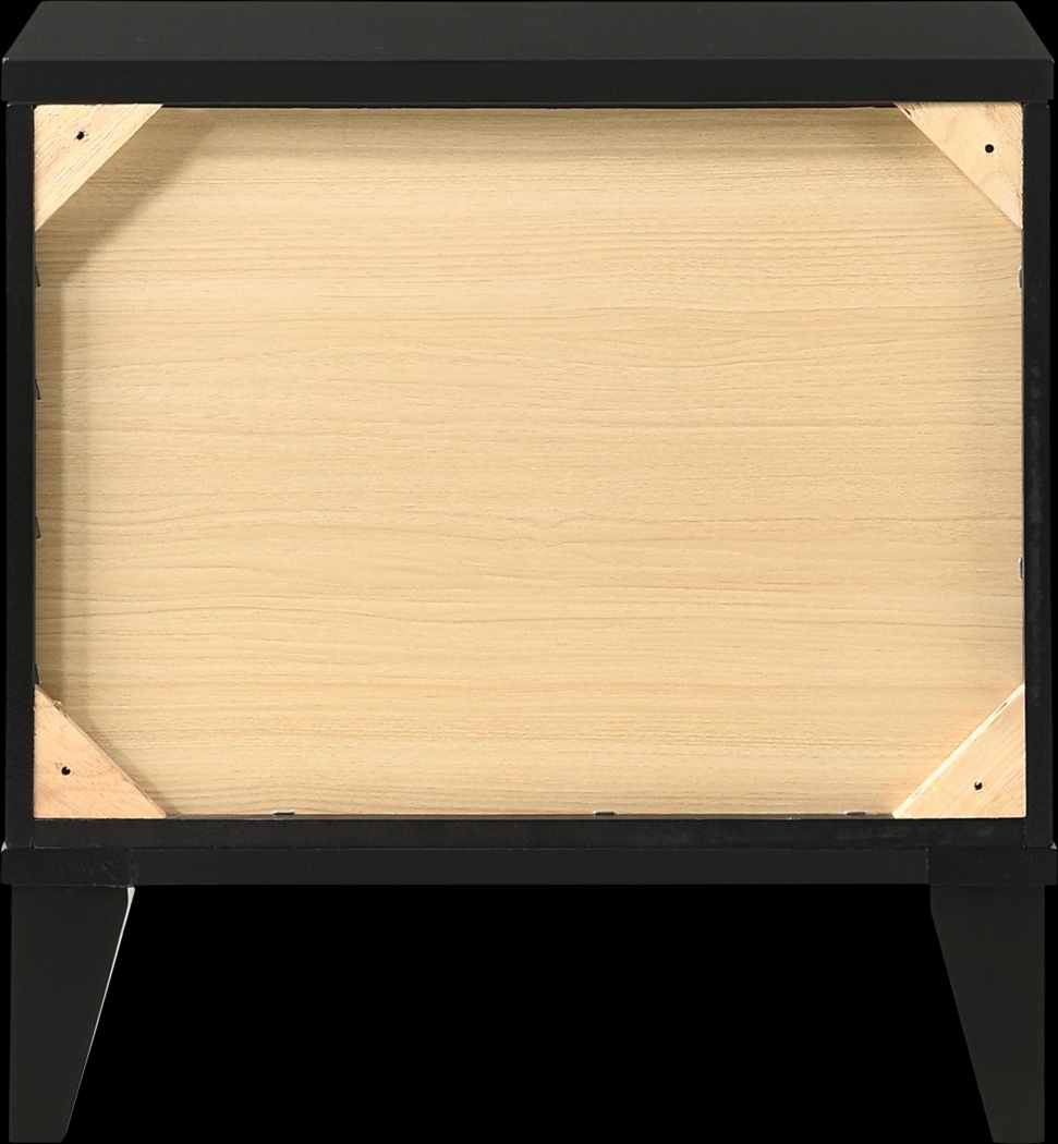 Marcaibo Black Nightstand - Thumbnail - Image 3