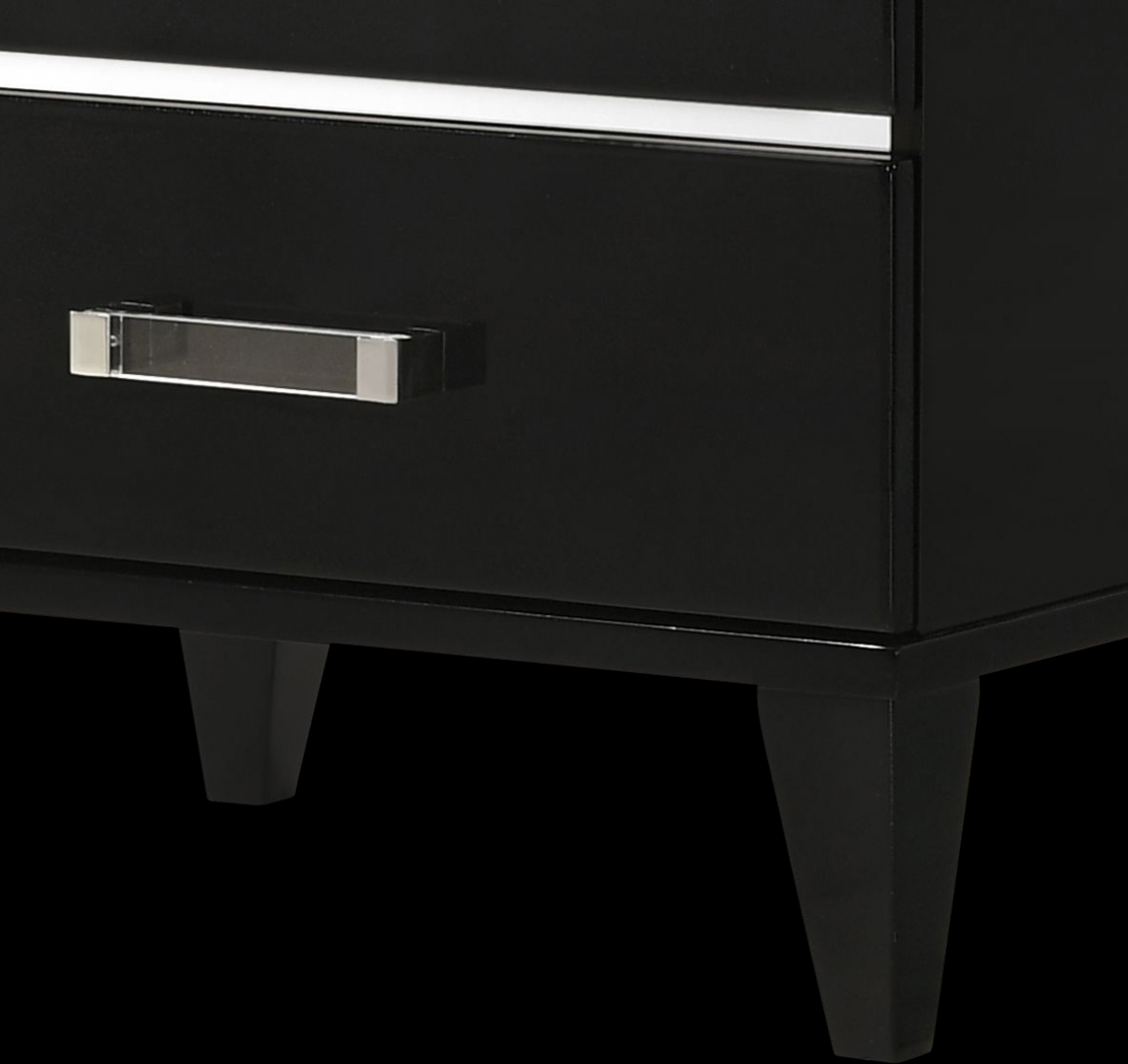 Marcaibo Black Nightstand - Thumbnail - Image 6