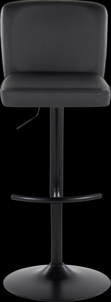 Marcei I Black Adjustable Swivel Barstool, Set of 2 - Thumbnail - Image 10