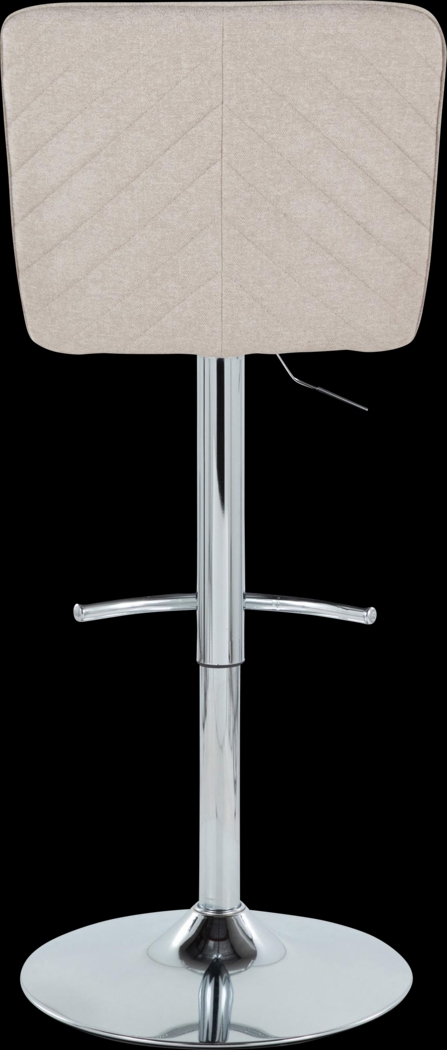 Marcei II Beige Adjustable Swivel Barstool, Set of 2 - Thumbnail - Image 7