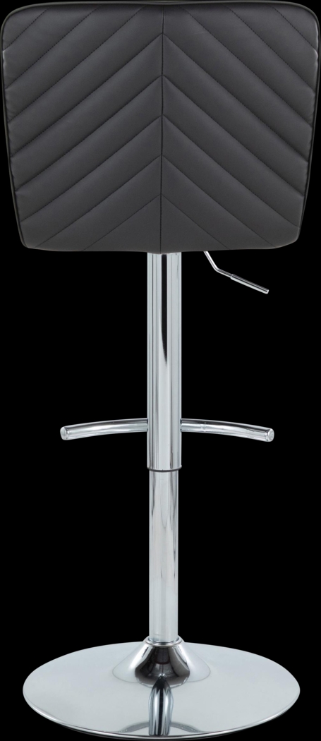 Marcei II Black Adjustable Swivel Barstool, Set of 2 - Thumbnail - Image 7