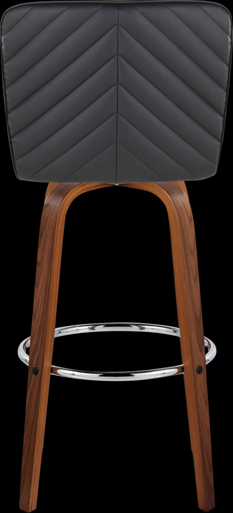 Marcei IV Black Swivel Barstool, Set of 2 - Thumbnail - Image 9