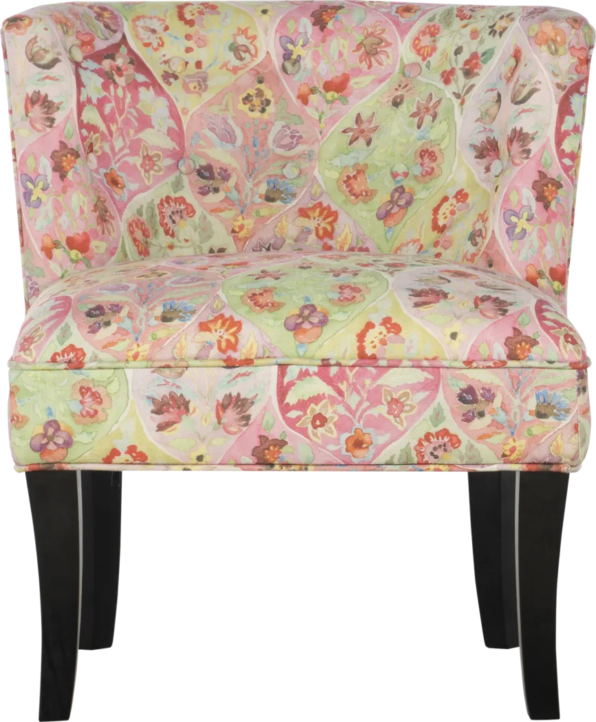 Marcellina Pink Accent Chair - Thumbnail - Image 2