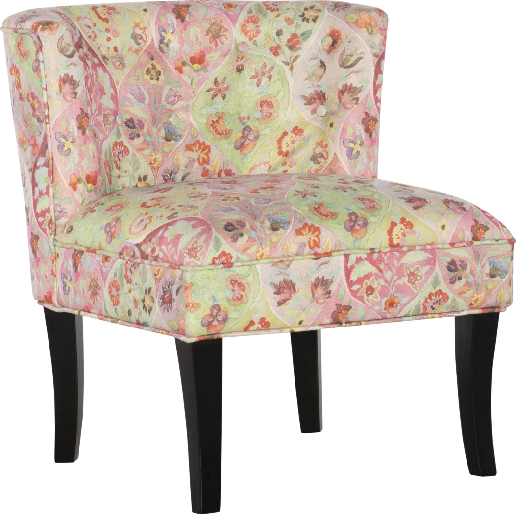 Marcellina Pink Accent Chair - Thumbnail - Image 1
