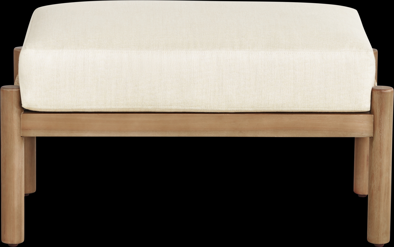 Marche Beige Outdoor Ottoman - Thumbnail - Image 2