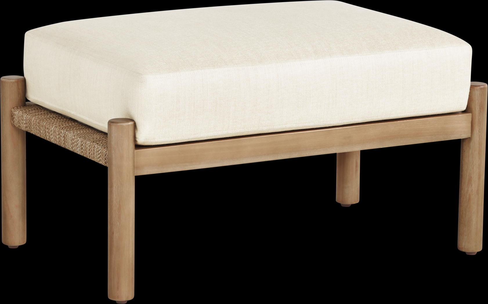 Marche Beige Outdoor Ottoman - Thumbnail - Image 1