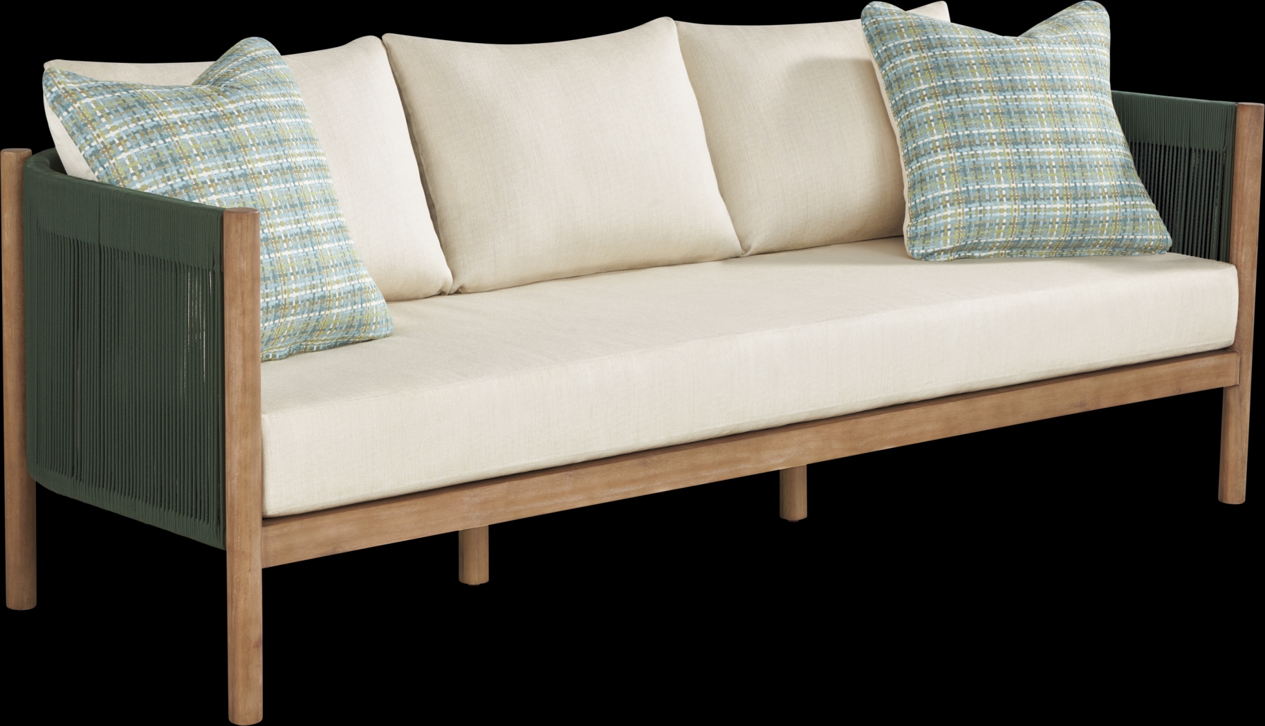 Marche Green 5 Pc Outdoor Seating Set - Thumbnail - Image 3