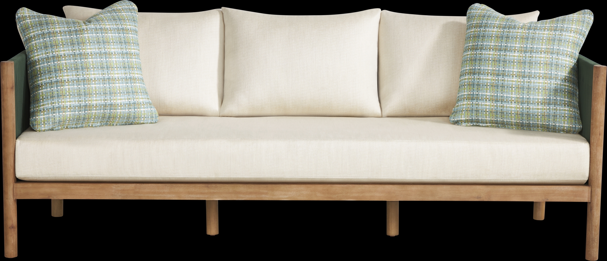 Marche Green 5 Pc Outdoor Seating Set - Thumbnail - Image 2