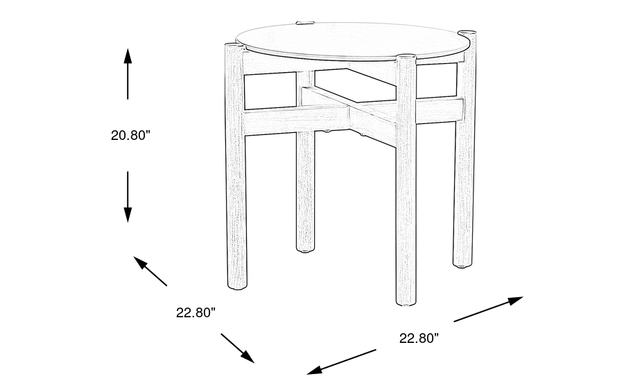 Dimension Image. Please refer to the Dimension Tab on this page for dimension details.