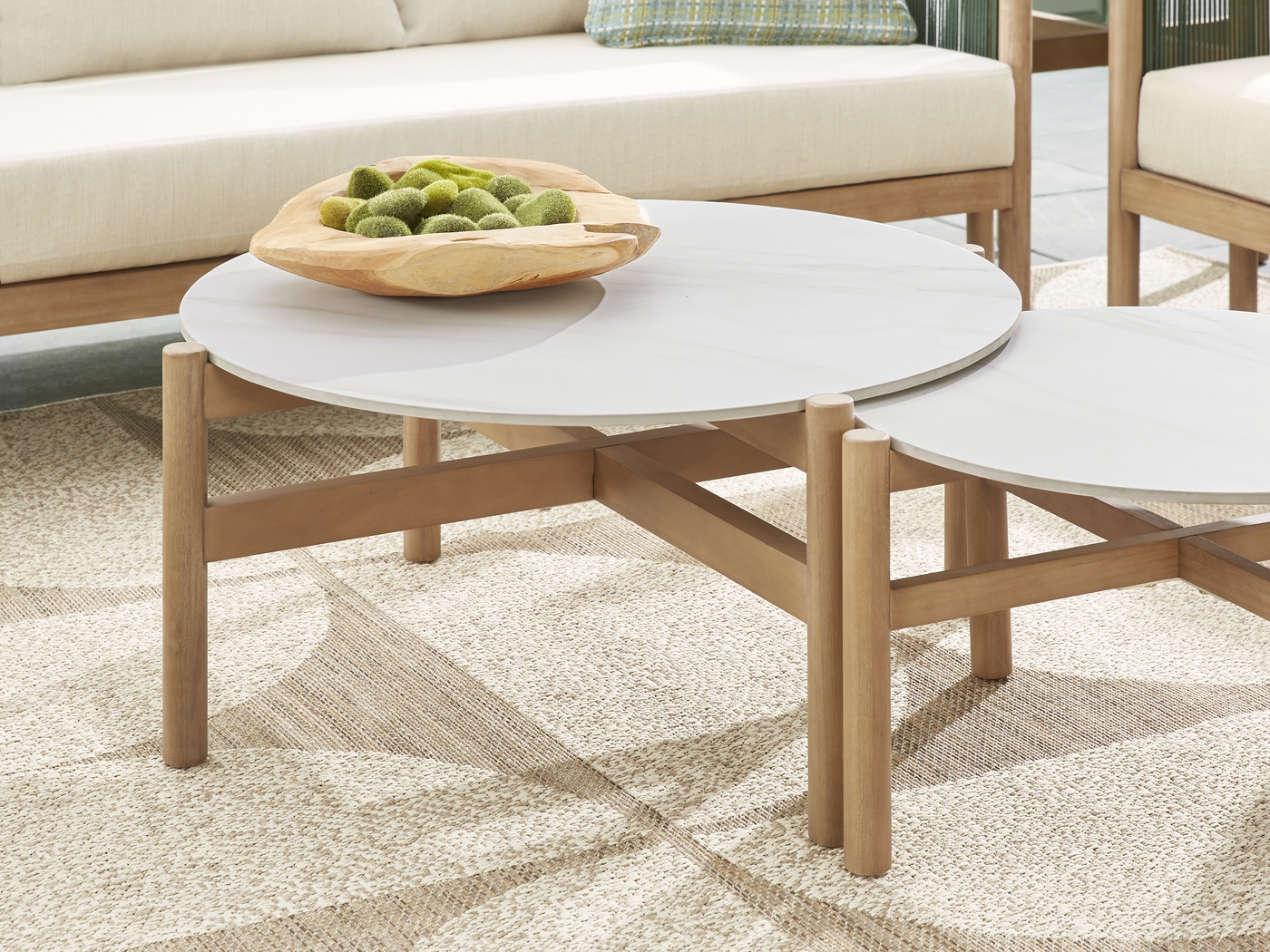 Marche Green 6 Pc Outdoor Chat Set - Thumbnail - Image 6