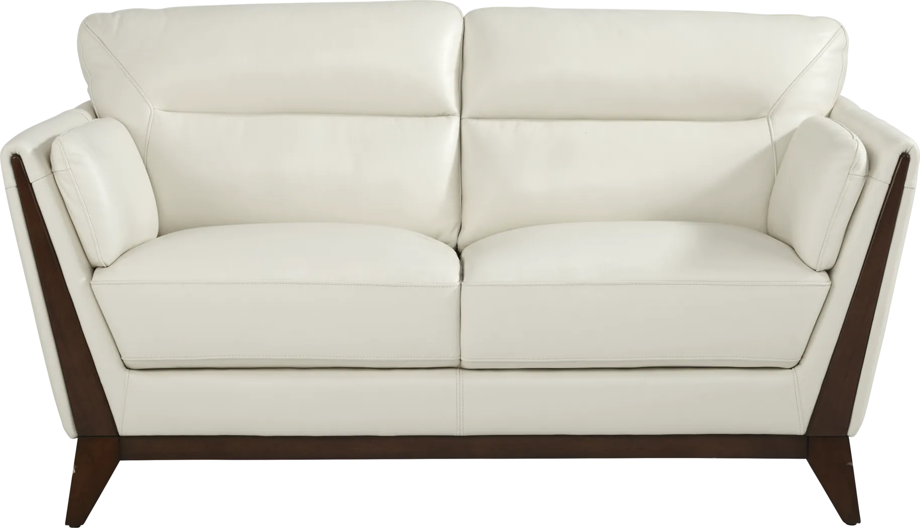 Marchese Ivory Leather 5 Pc Living Room - Thumbnail - Image 5