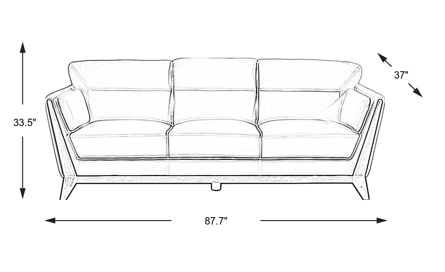 Dimension Image. Please refer to the Dimension Tab on this page for dimension details.