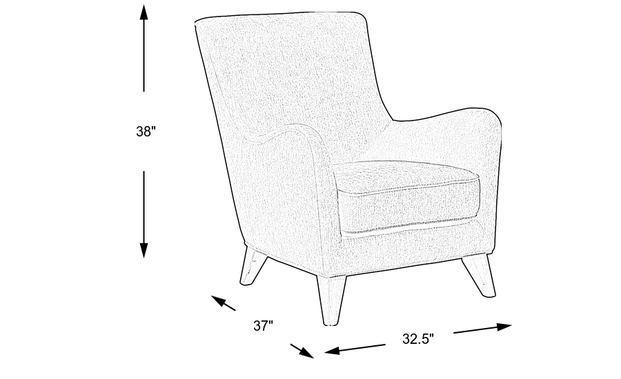 Dimension Image. Please refer to the Dimension Tab on this page for dimension details.