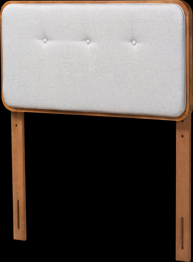 Marchhand Light Gray Twin Upholstered Headboard - Thumbnail - Image 2
