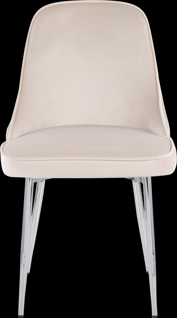 Marcian II Cream Dining Chair, Set of 2 - Thumbnail - Image 6