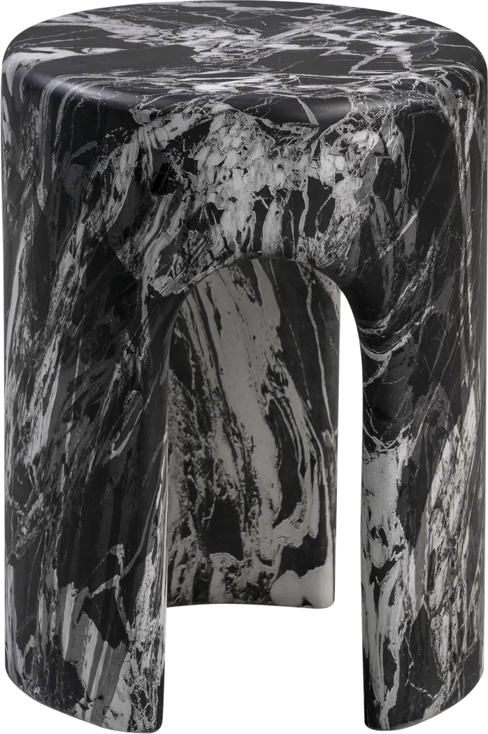 Marcita Black Accent Side Table - Thumbnail - Image 2