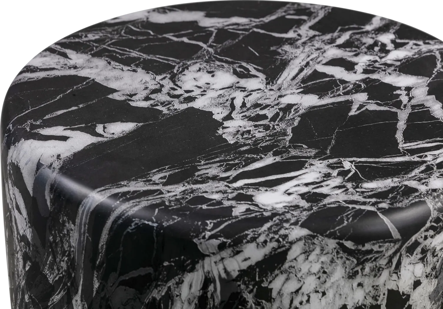 Marcita Black Accent Side Table - Thumbnail - Image 3