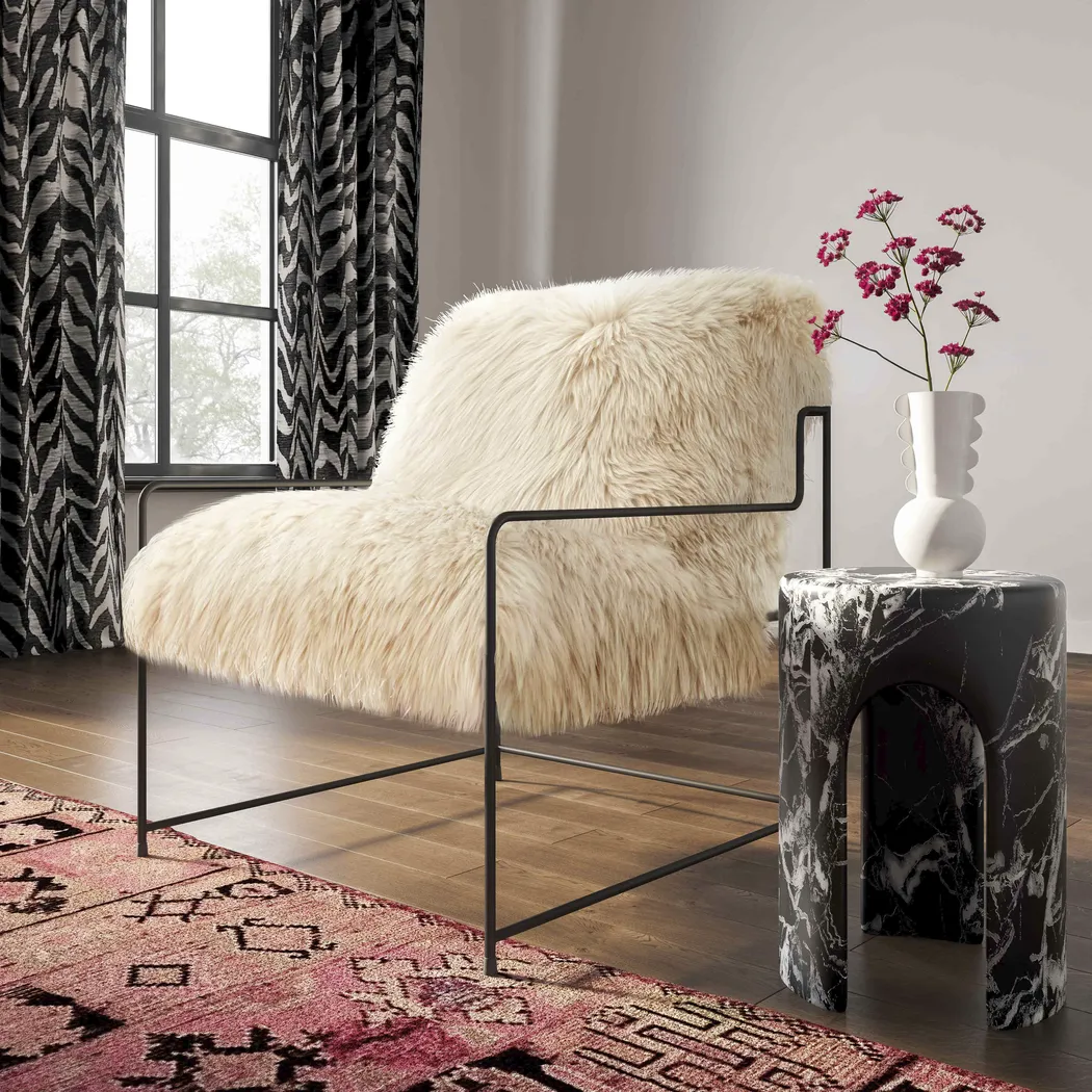 Marcita Black Accent Side Table - Image 5