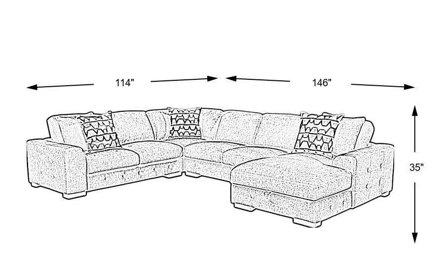 Dimension Image. Please refer to the Dimension Tab on this page for dimension details.