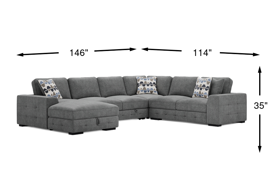 Dimension Image. Please refer to the Dimension Tab on this page for dimension details.