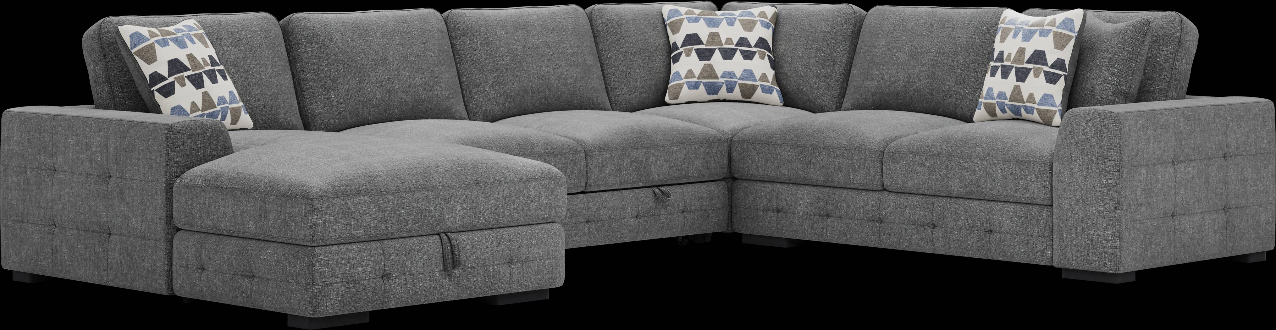 Marcola Ash 4 Pc Sleeper Sectional - Thumbnail - Image 1