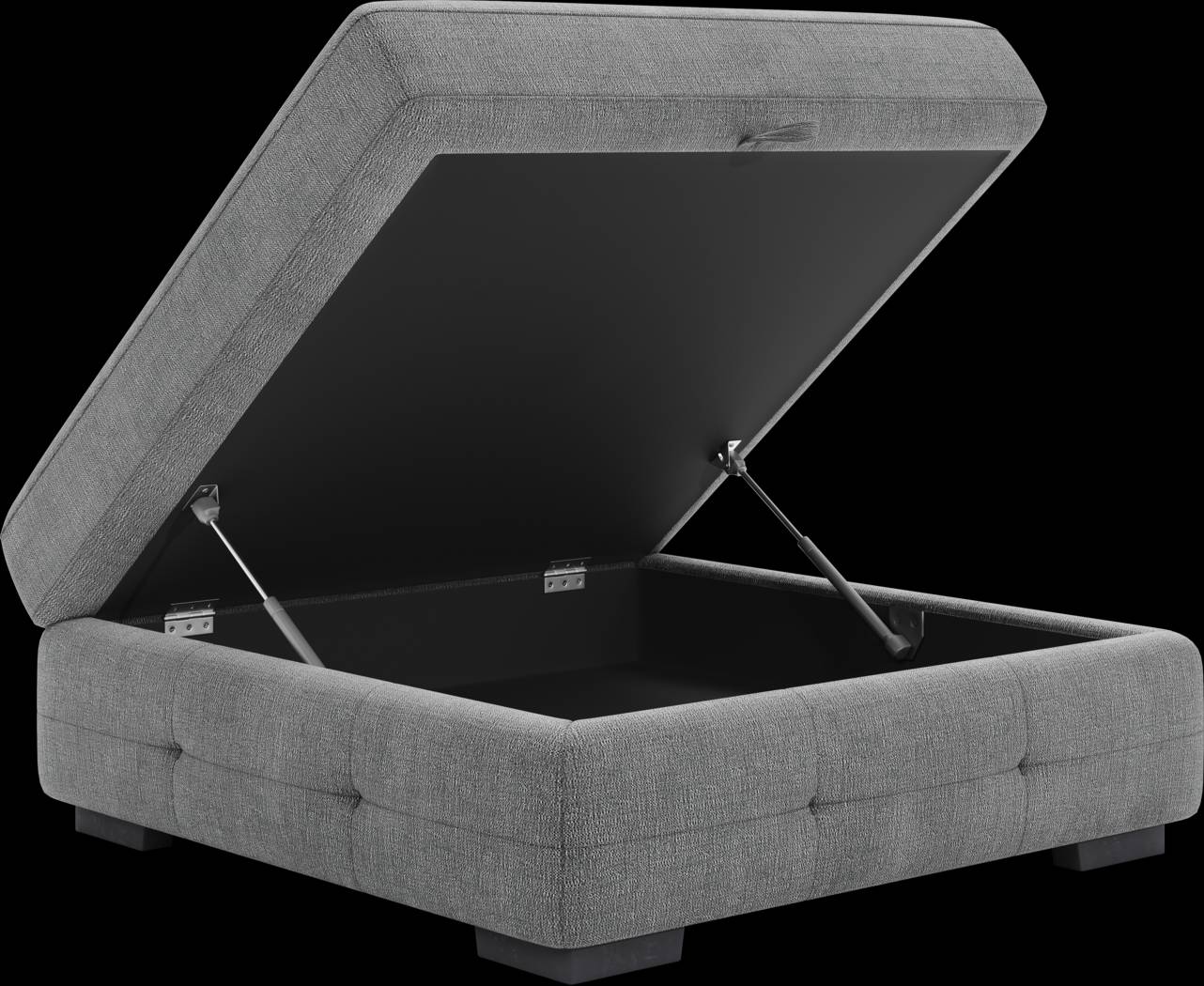 Marcola Ash Storage Cocktail Ottoman - Thumbnail - Image 3