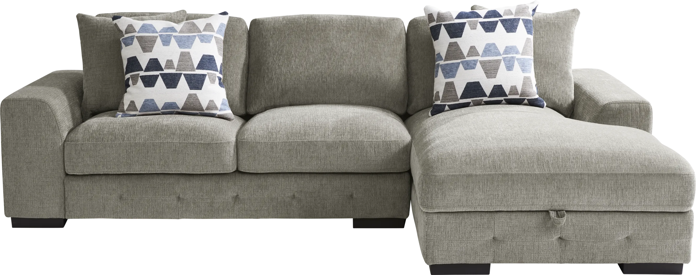 Marcola 5 Pc Mocha Brown Woven Living Room Set With 2 Pc Right Arm