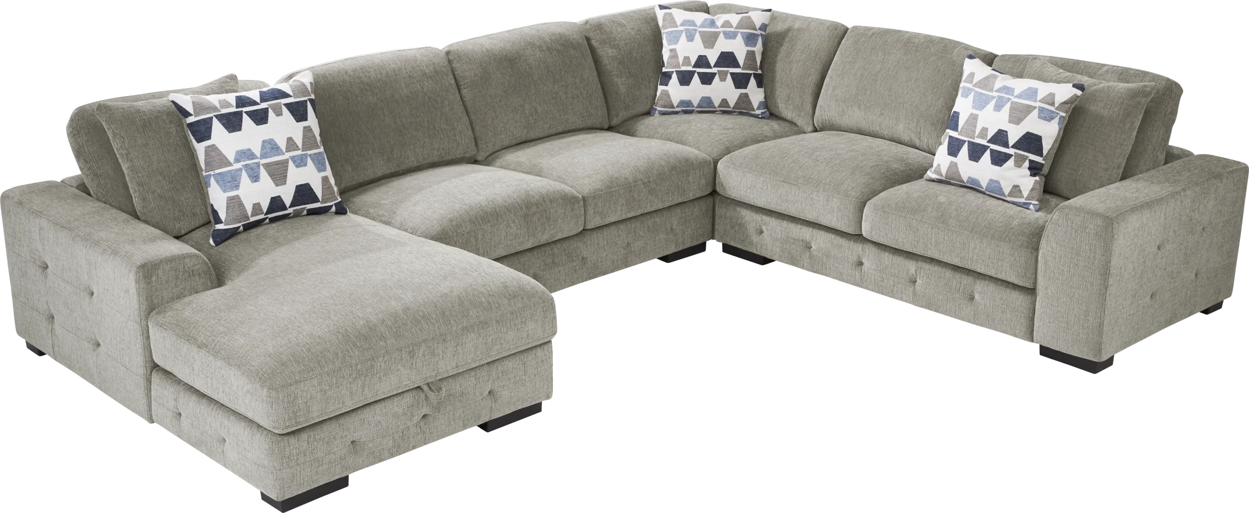 Marcola Mocha 4 Pc Sectional - Thumbnail - Image 3