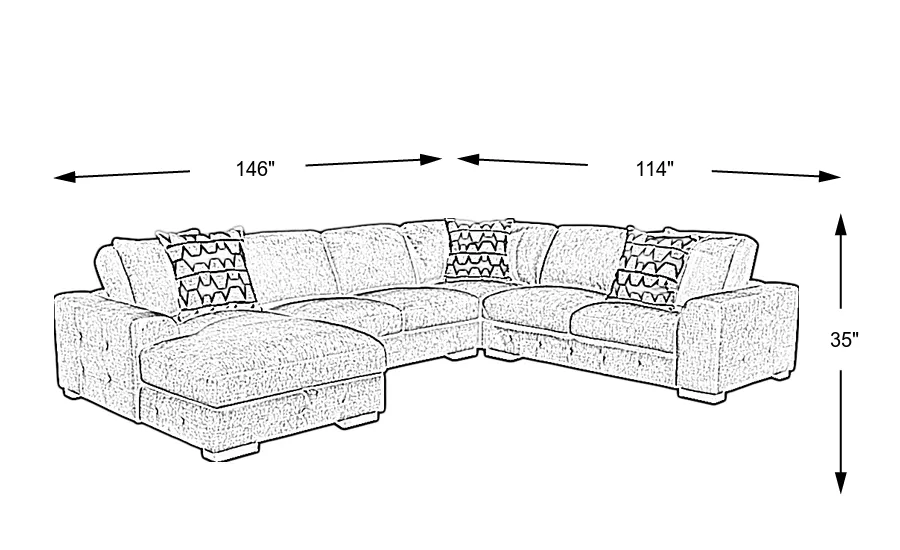 Dimension Image. Please refer to the Dimension Tab on this page for dimension details.