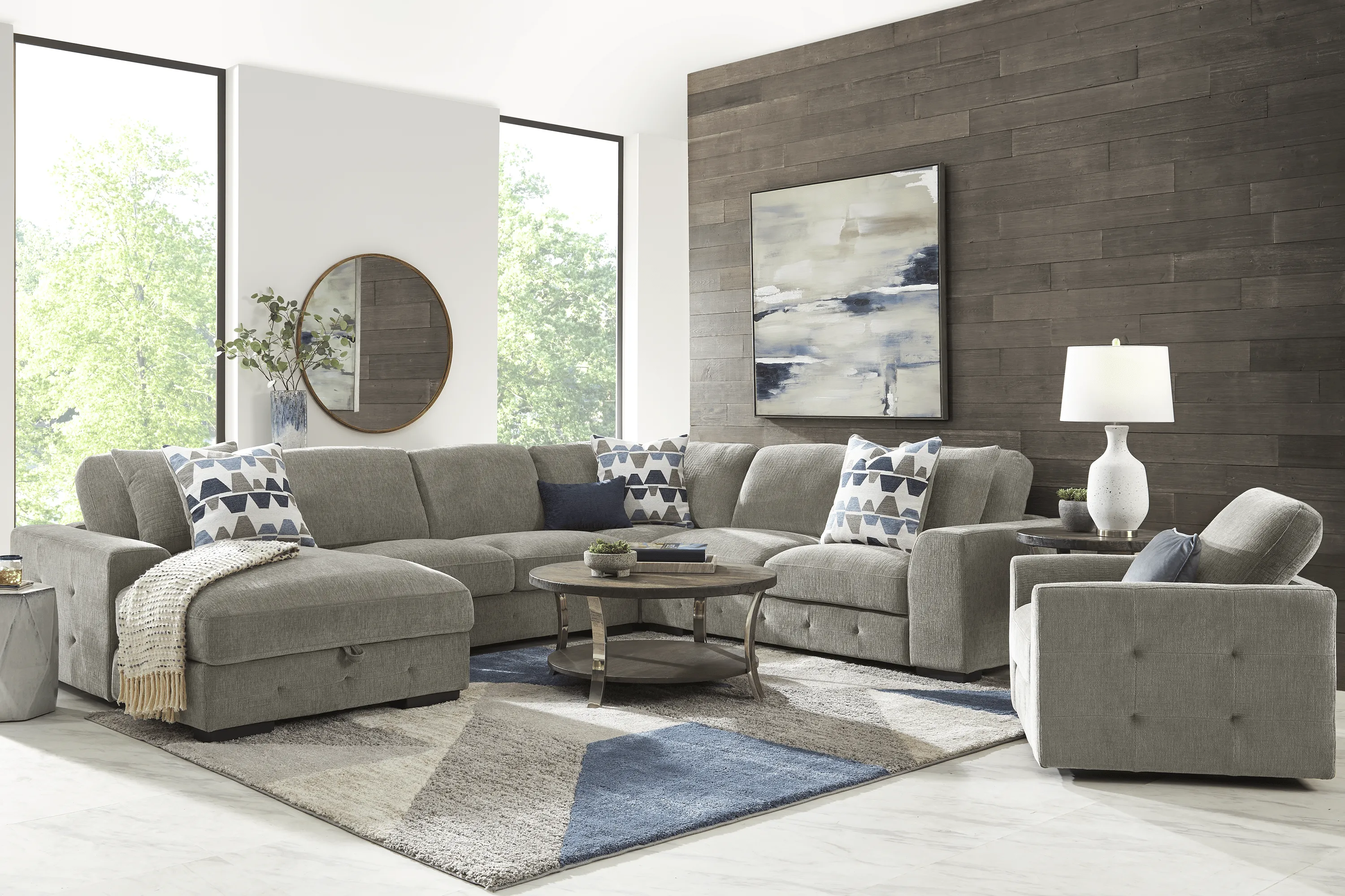 Marcola Mocha 4 Pc Sectional - Thumbnail - Image 2