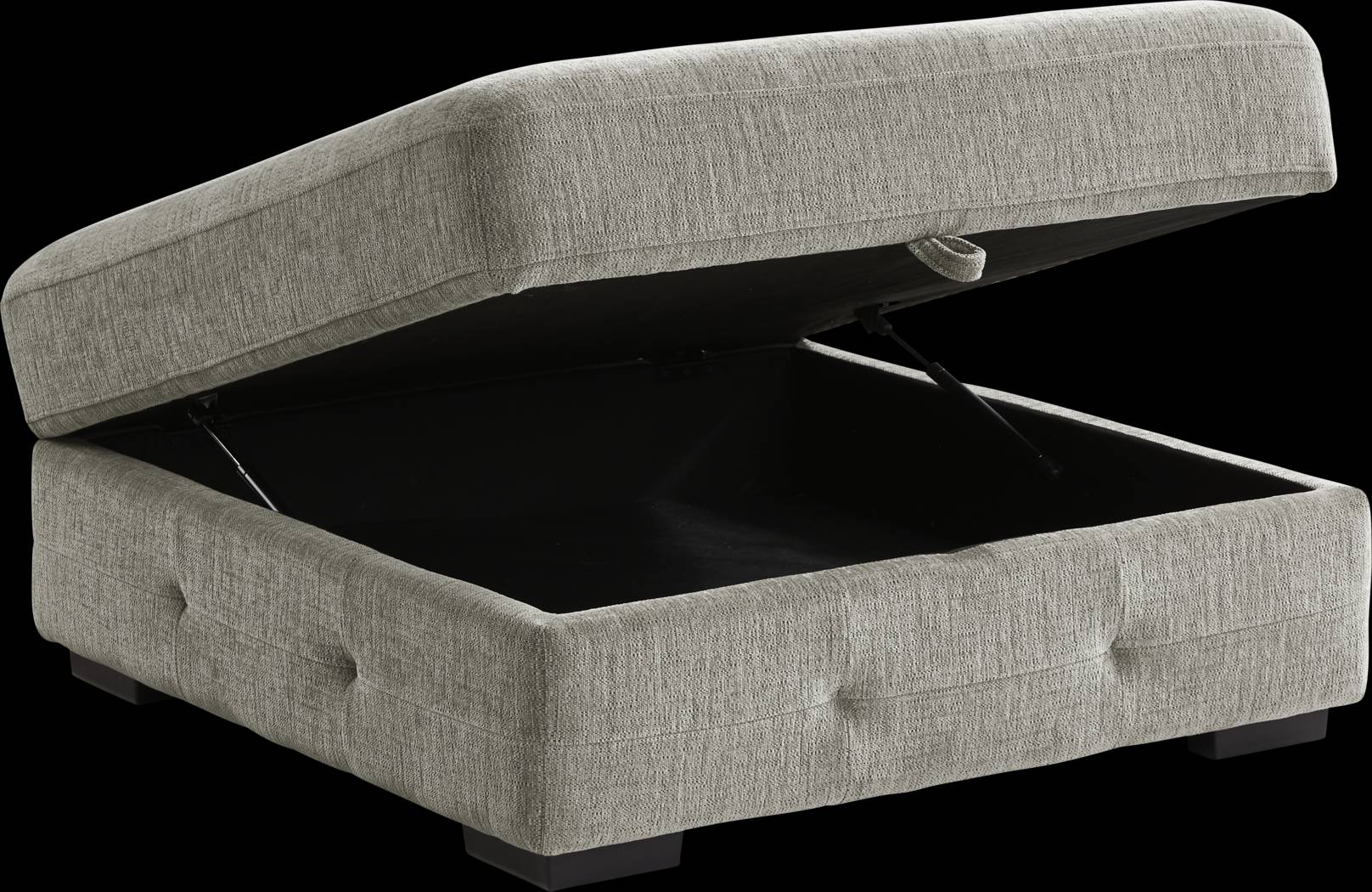 Marcola Mocha Storage Cocktail Ottoman - Thumbnail - Image 2