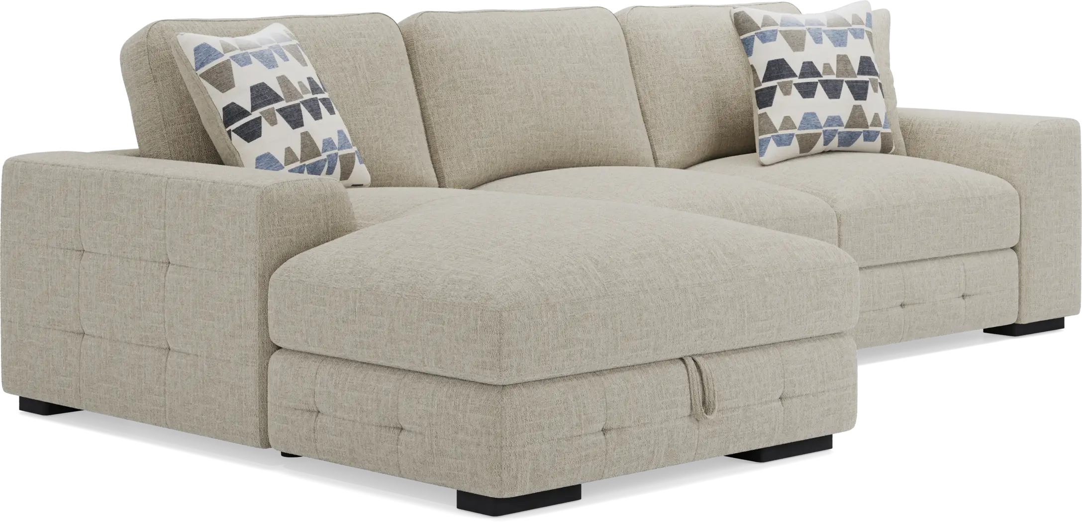Marcola Sand 2 Pc Sleeper Sectional - Thumbnail - Image 2