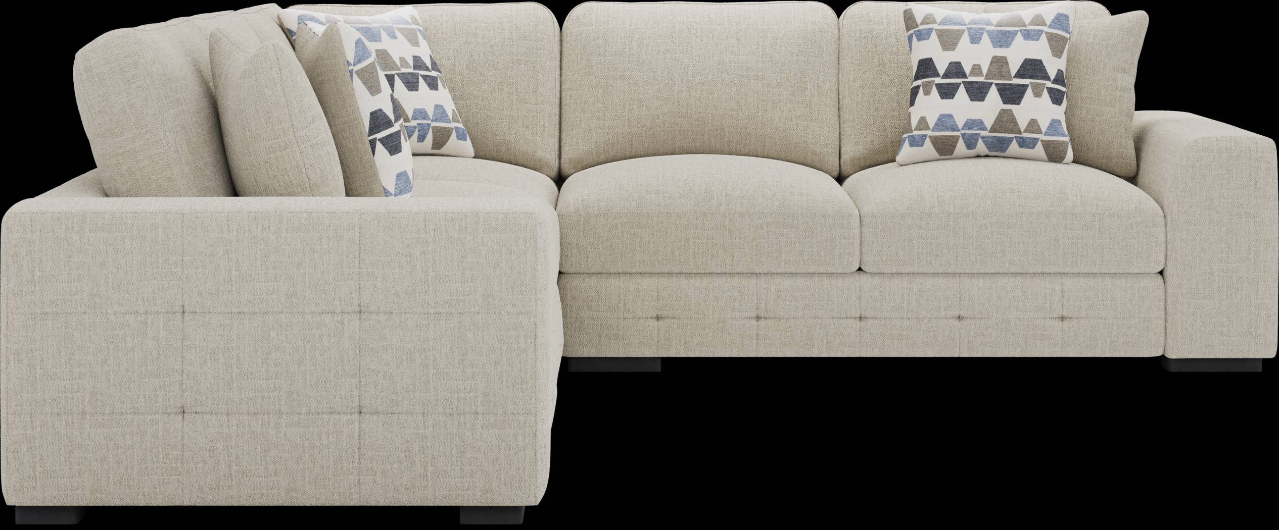 Marcola Sand 3 Pc Sectional - Thumbnail - Image 3