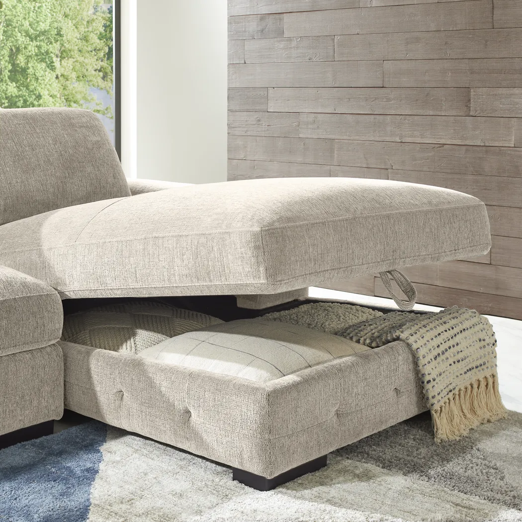 Marcola Sand 3 Pc Sleeper Sectional - Thumbnail - Image 4