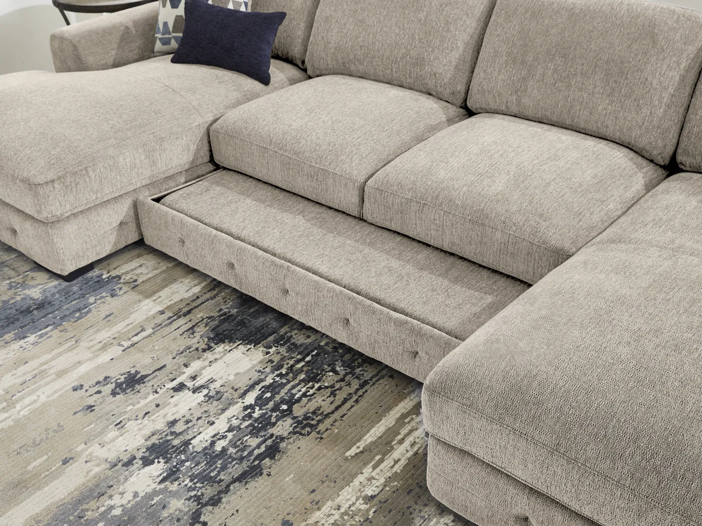Marcola Sand 3 Pc Sleeper Sectional - Thumbnail - Image 4