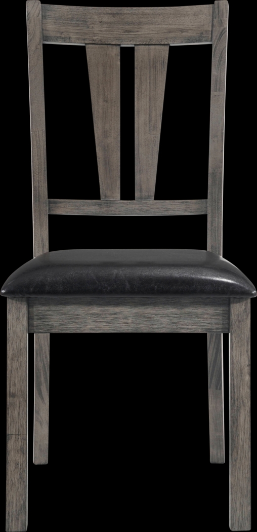Marcom I Gray Oak Side Chair, Set of 2 - Thumbnail - Image 4