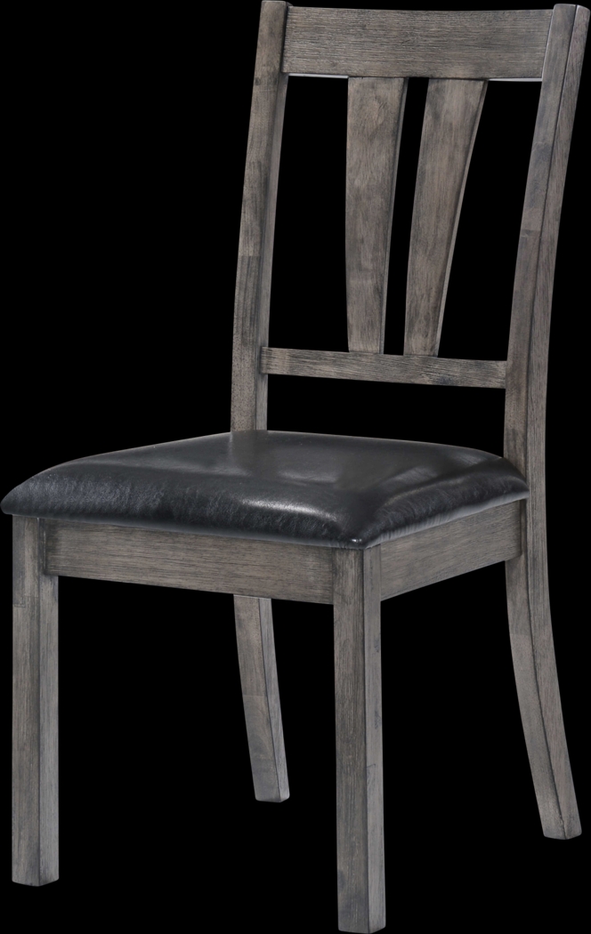 Marcom I Gray Oak Side Chair, Set of 2 - Thumbnail - Image 5