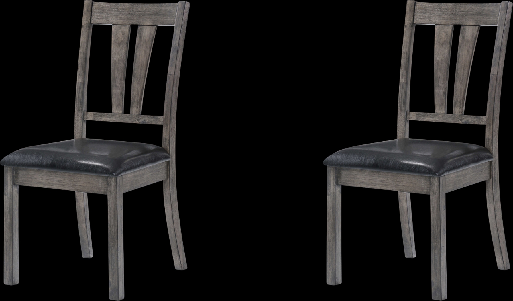 Marcom I Gray Oak Side Chair, Set of 2 - Thumbnail - Image 1