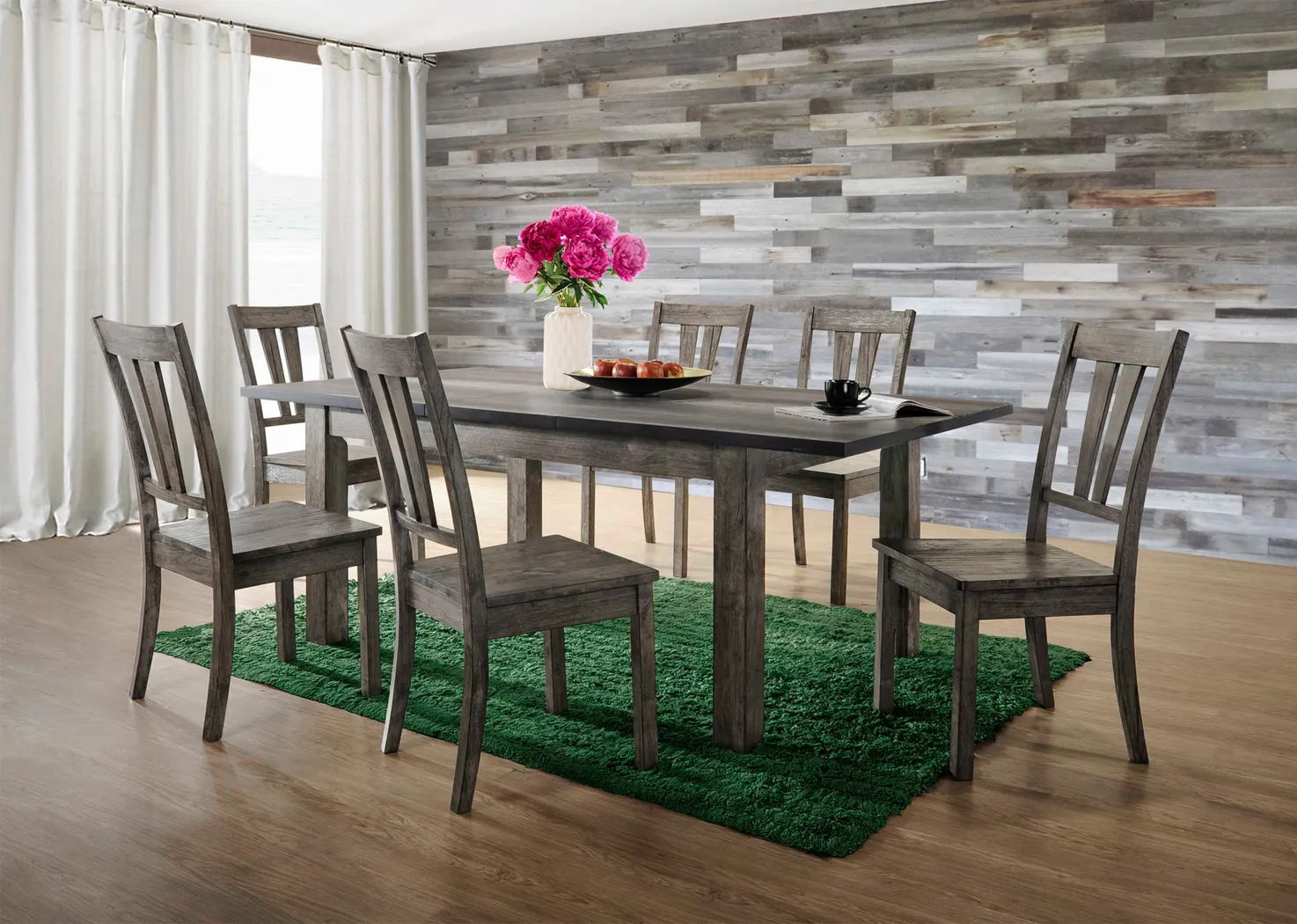 Marcom II Gray Oak Side Chair, Set of 2 - Thumbnail - Image 2