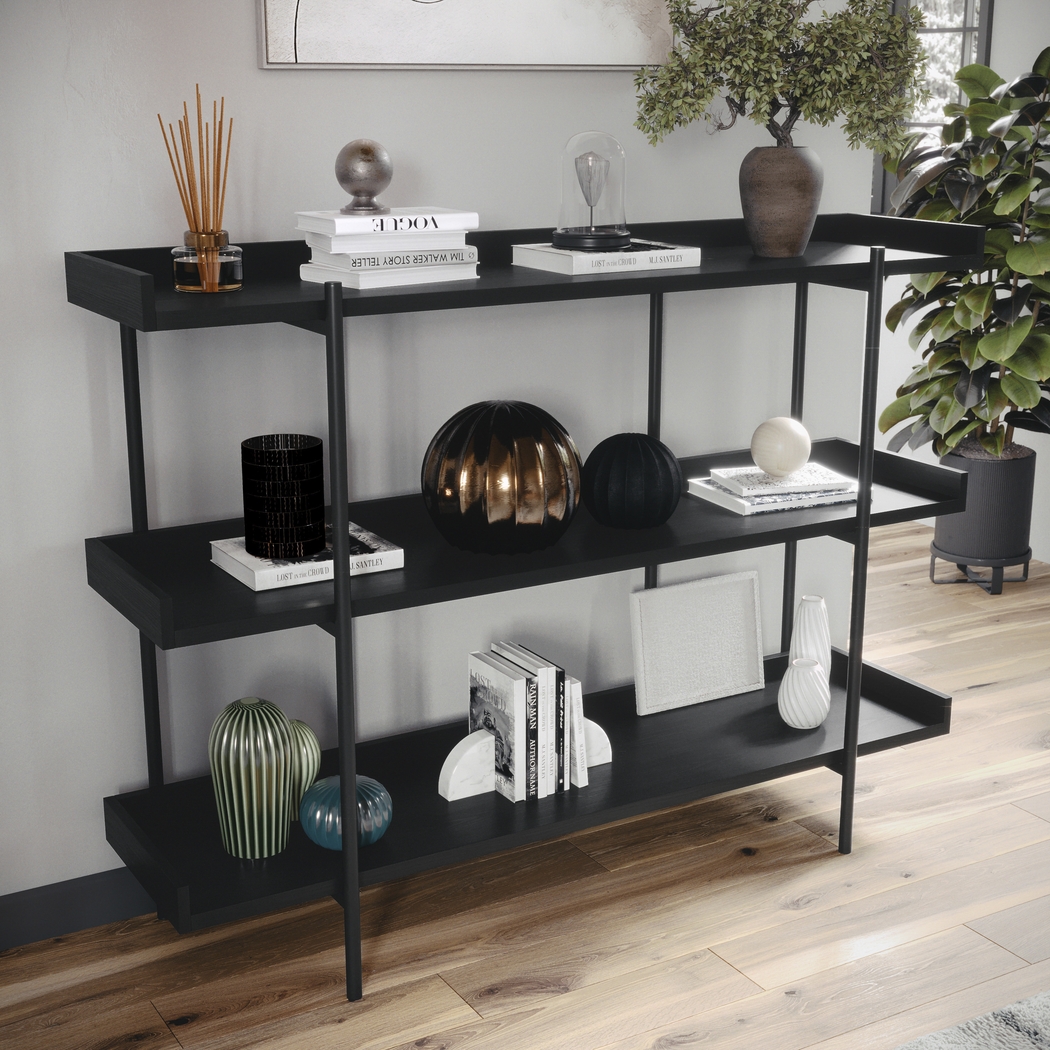 Marek Black Bookshelf - Thumbnail - Image 4