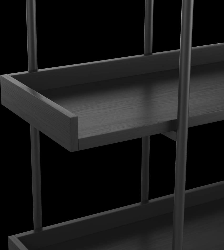 Marek Black Bookshelf - Thumbnail - Image 9