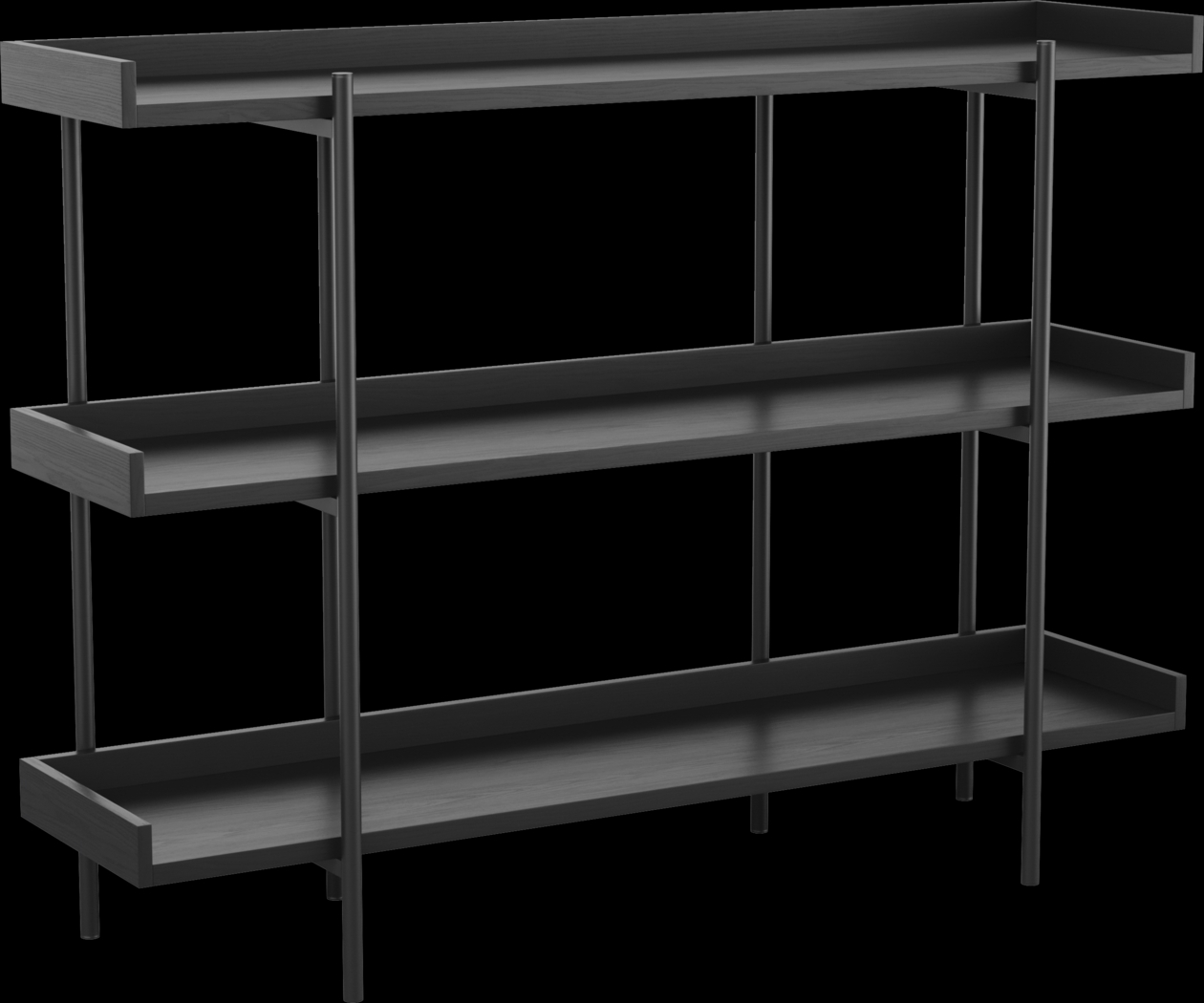 Marek Black Bookshelf - Thumbnail - Image 1