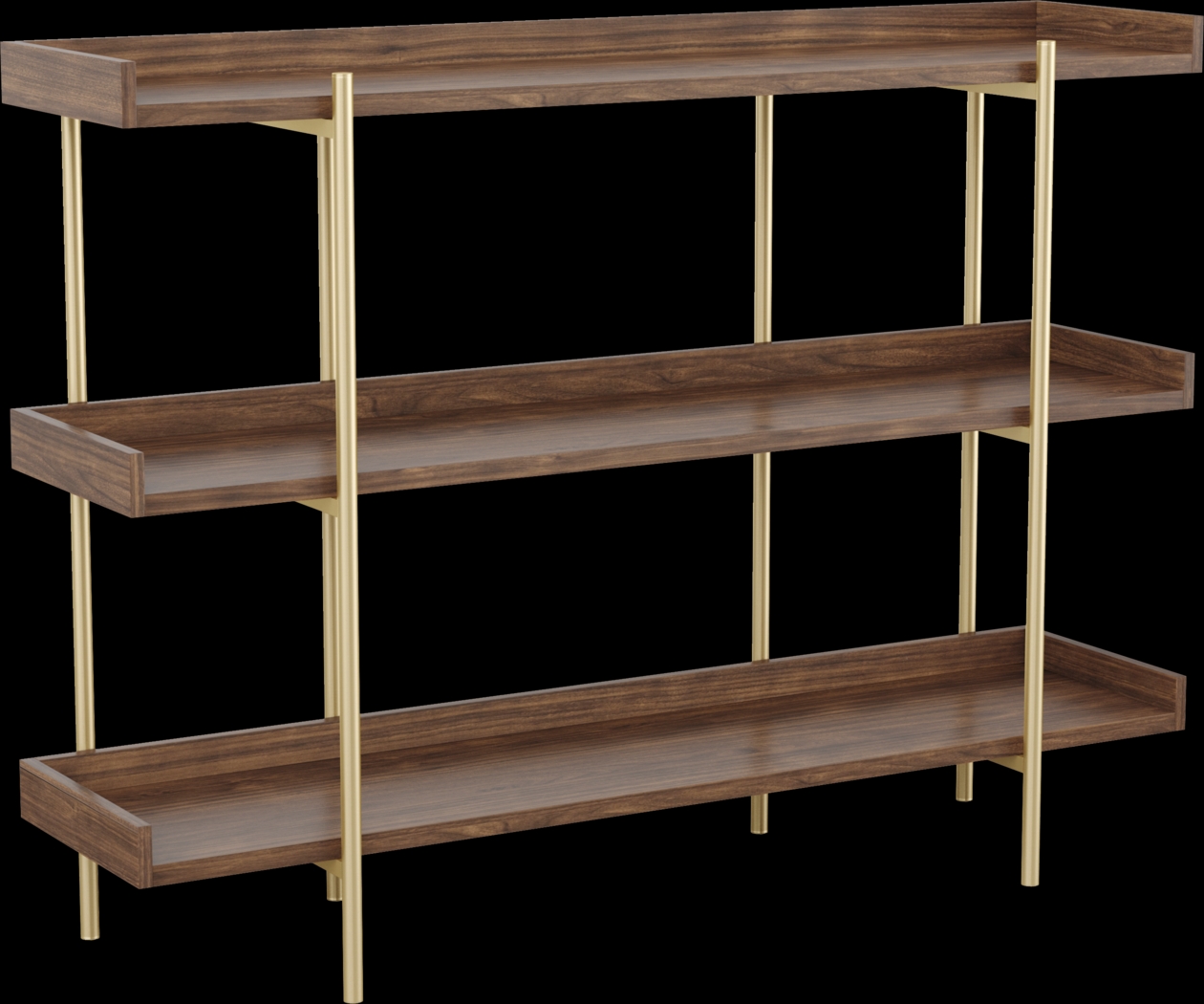 Marek Brown Bookshelf - Thumbnail - Image 1