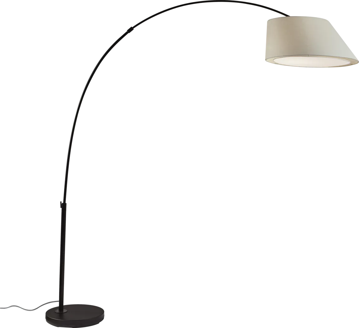 Marene Black Floor Lamp - Thumbnail - Image 1